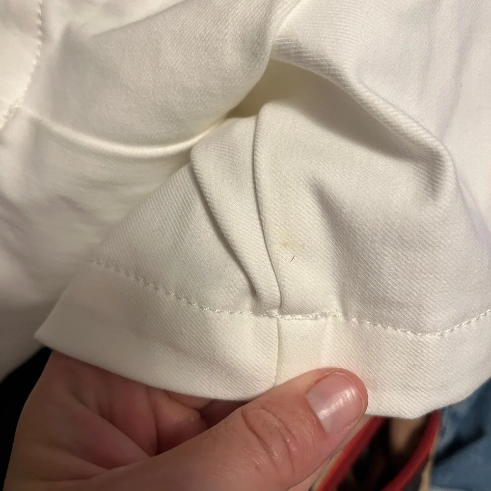 Ann Taylor NWT Marina Shorts With Belt Nautical White Sz 6 - Picture 12 of 12